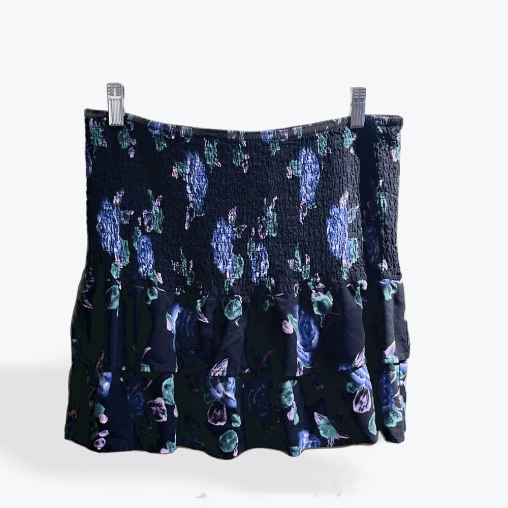 Floral ruffle skirt or tube top